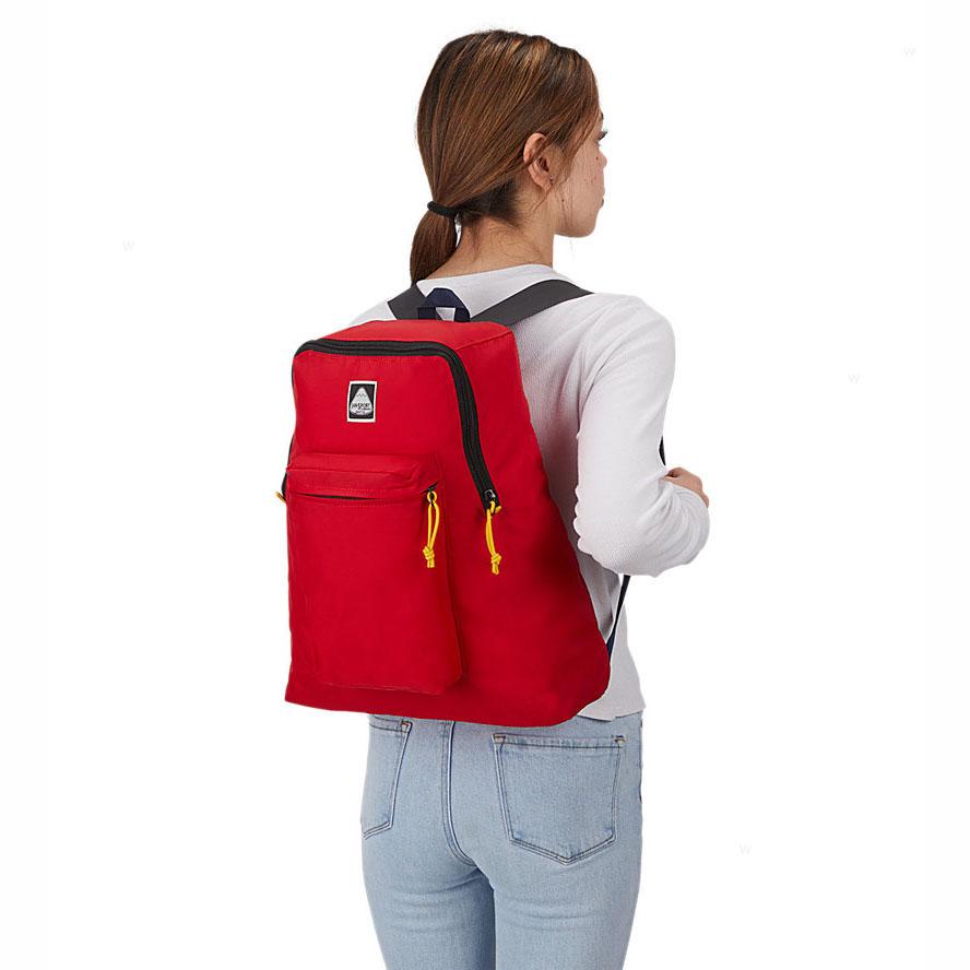 Sac à Dos Scolaire JanSport SKI N HIKE Rouge | TCE-15393040